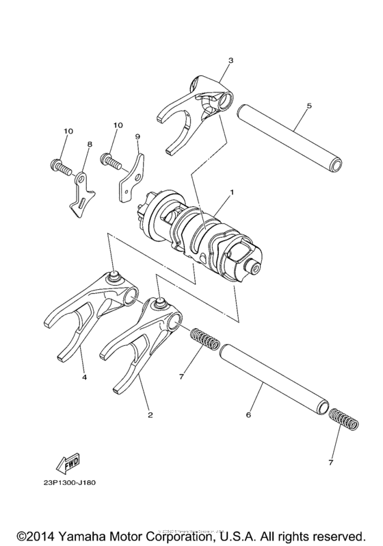 XT1200Z Копирный вал