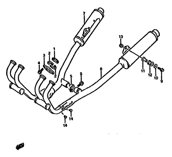 Muffler comp