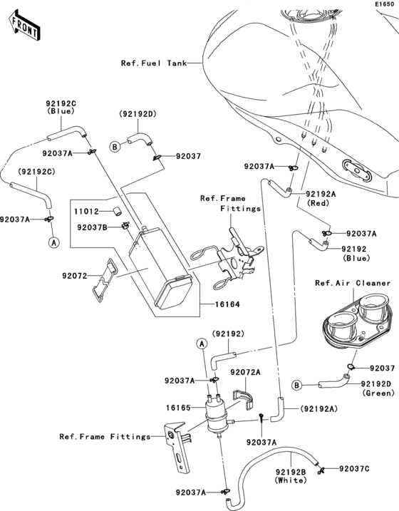 EX650 Топливная система