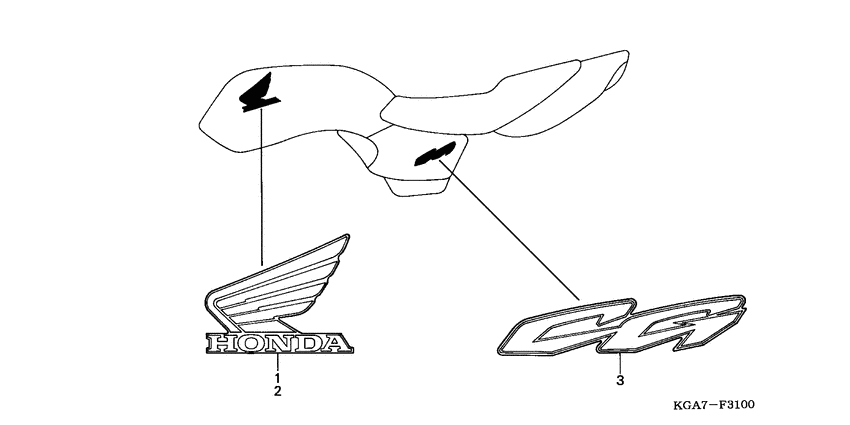 CG125ES Label read the manual