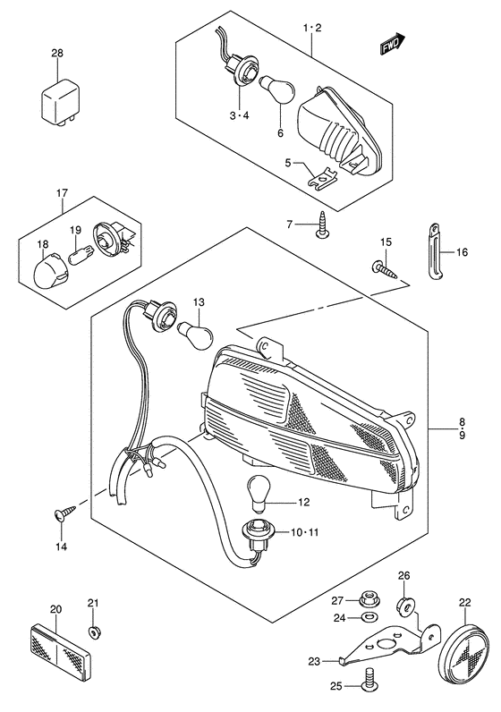 Combination lamp