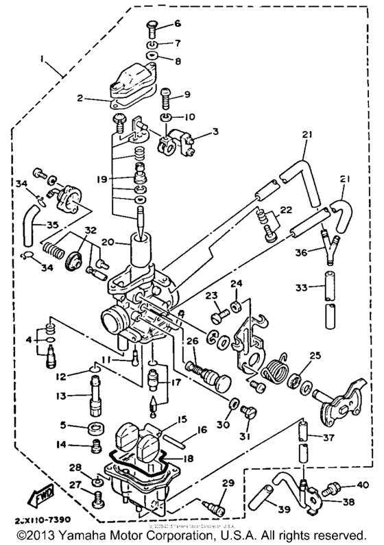 TW200 Карбюратор
