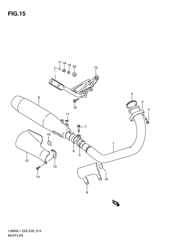 Muffler comp