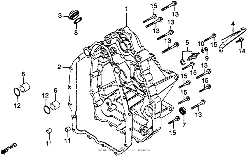 Rear cover