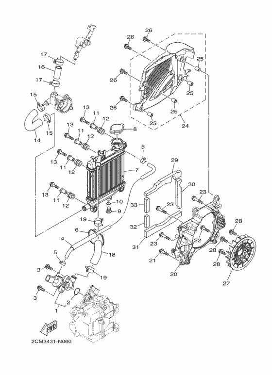 Radiator & hose