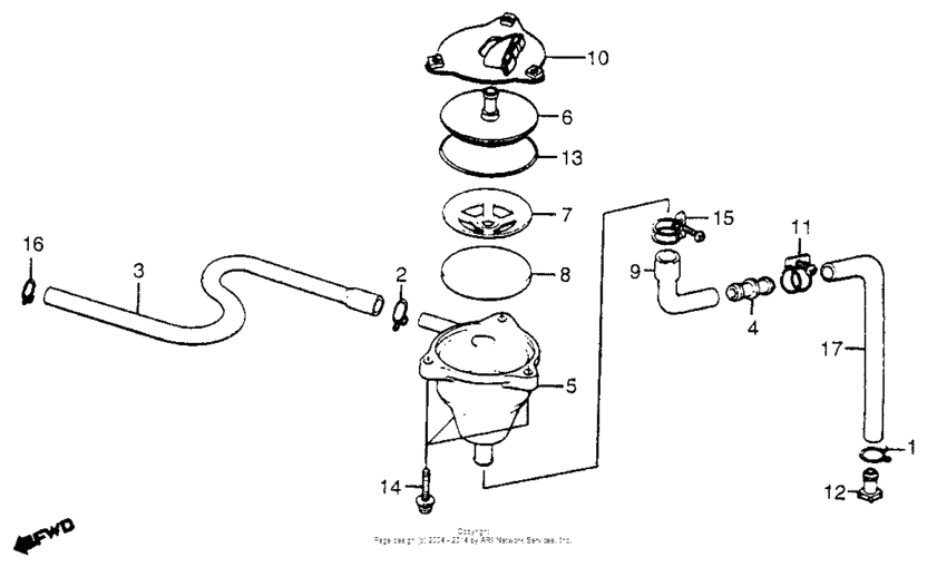 Breather separator