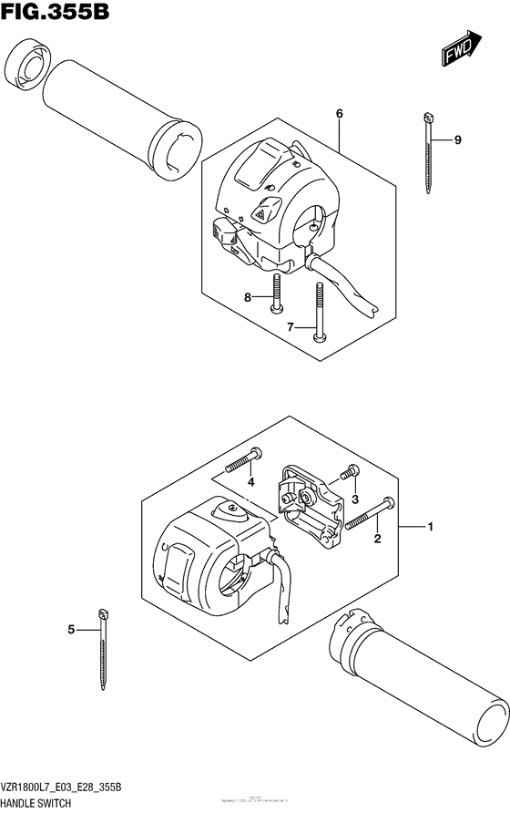Handle Switch (Vzr1800Bzl7 E03)