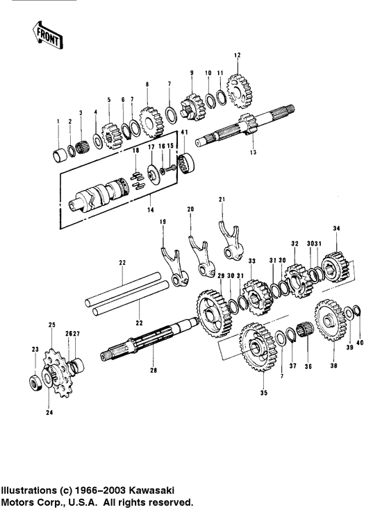 Transmission/change drum