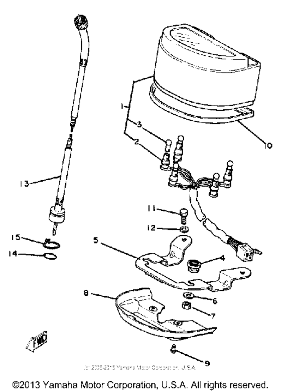SR250G Спидометр