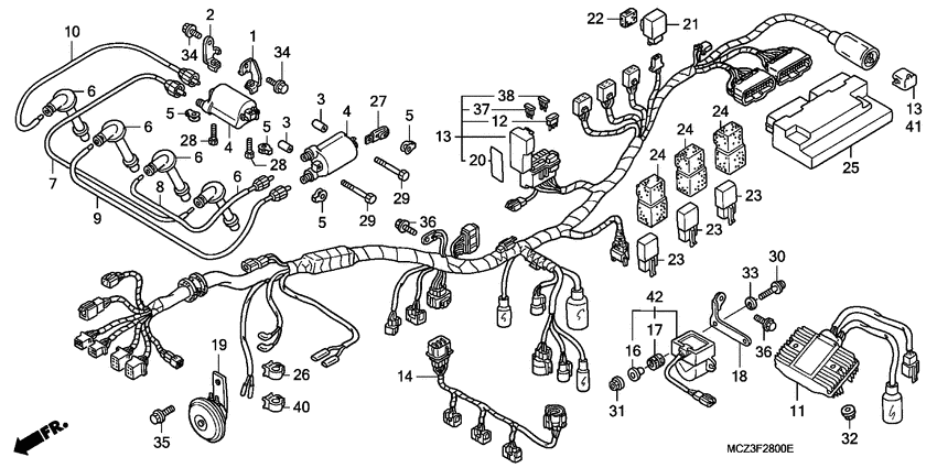 Harness wire