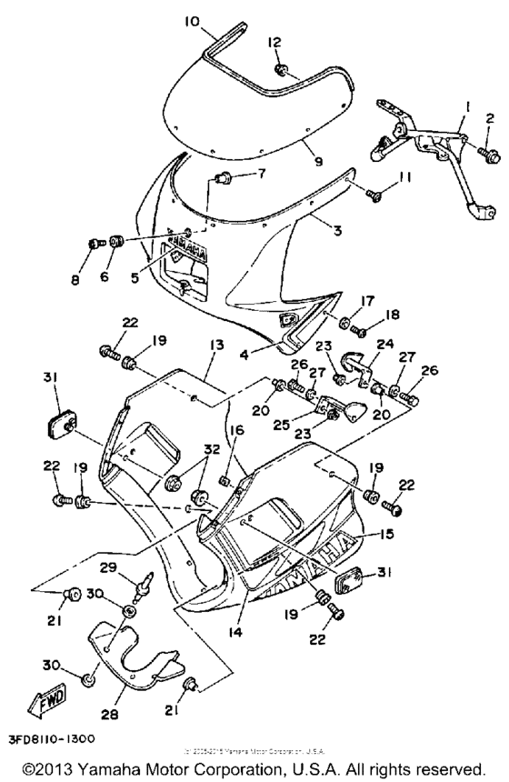 Fairing - cowling