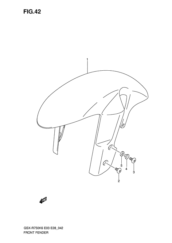 GSX-R750 Переднее крыло