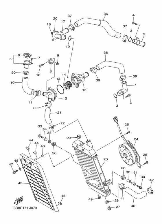 Radiator & hose