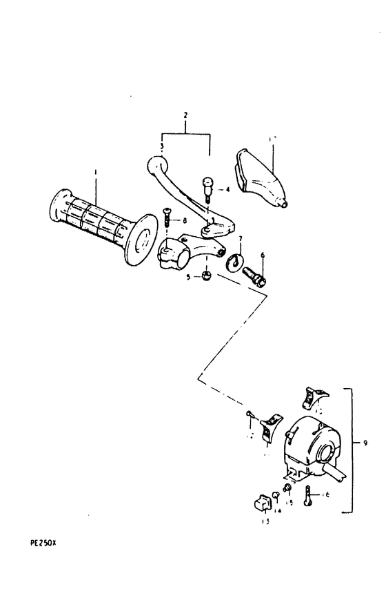 Lh handle switch