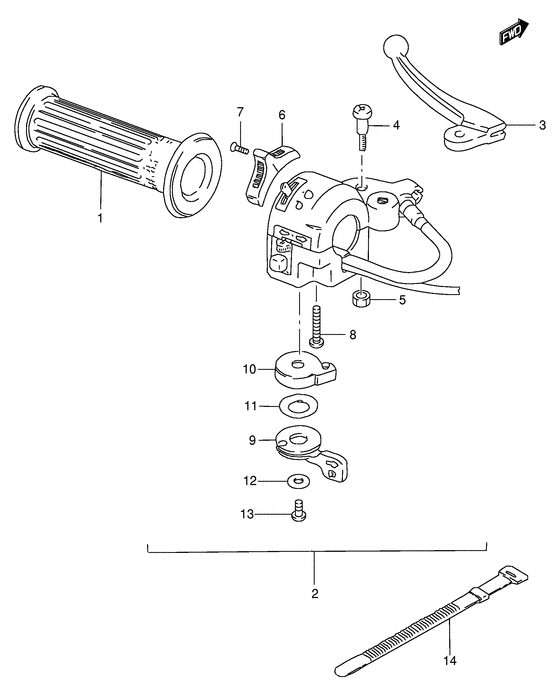 Left handle switch