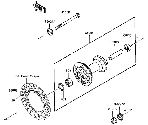  Передняя втулка