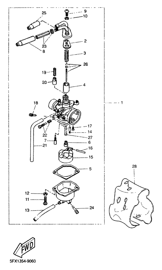 EW50 Карбюратор