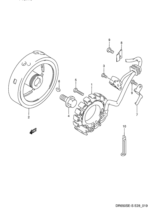 DR650 Зажигание