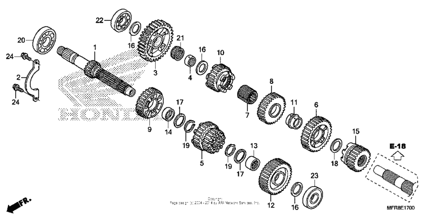 VT1300CS Трансмиссия