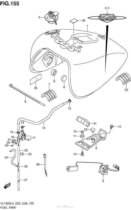 Fuel Tank (Vl1500Bl4 E03)