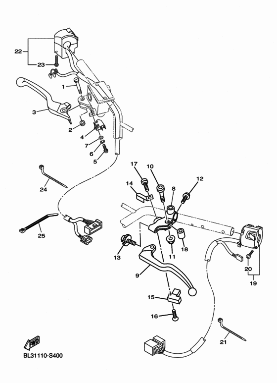Handle switch & lever