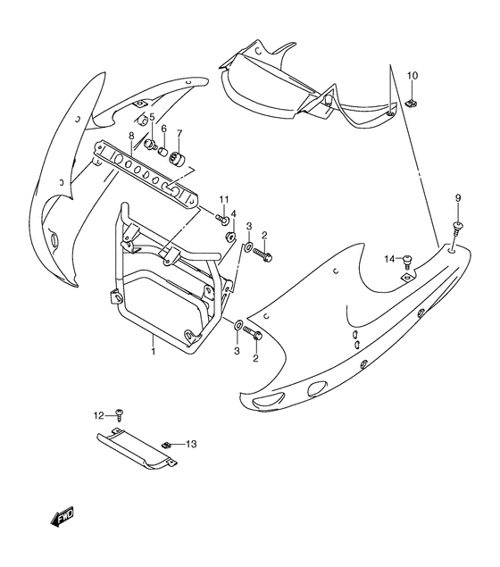 Cowling installation parts
