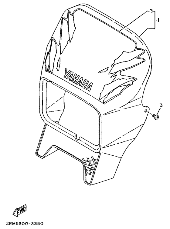 DT125E Обтекатель 1