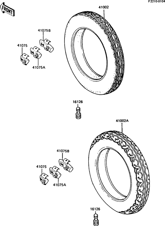 ZX900 Покрышки