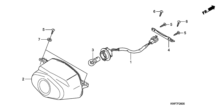 Taillight unit ass`y
