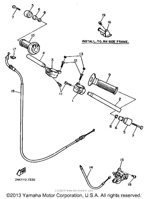Handlebar-cable