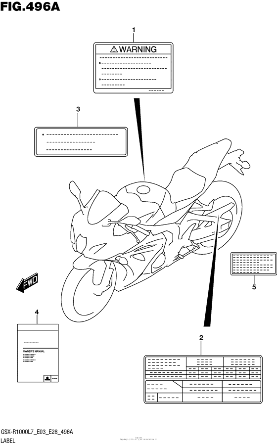 Label (Gsx-R1000L7 E03)