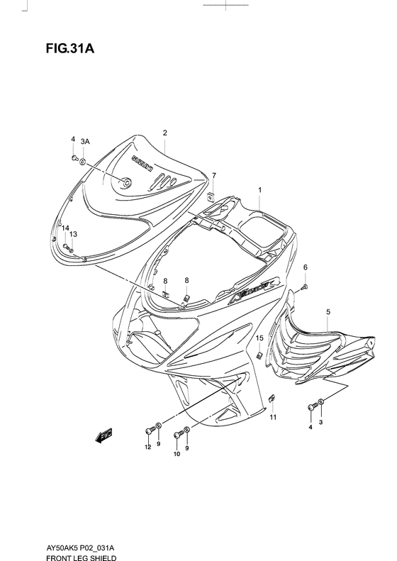 Front leg shield