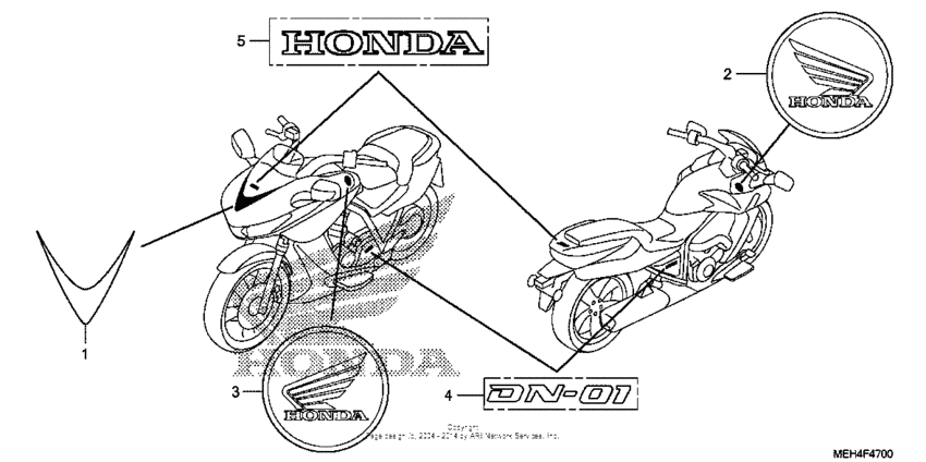 NSA700 Наклейки