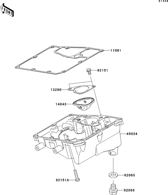 EX650 Маслянный поддон
