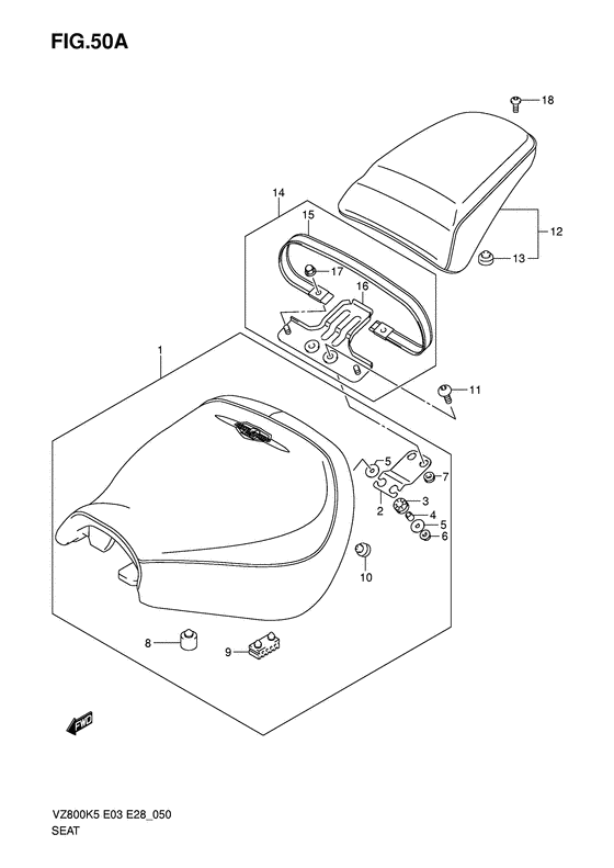 VZ800 Пружина
