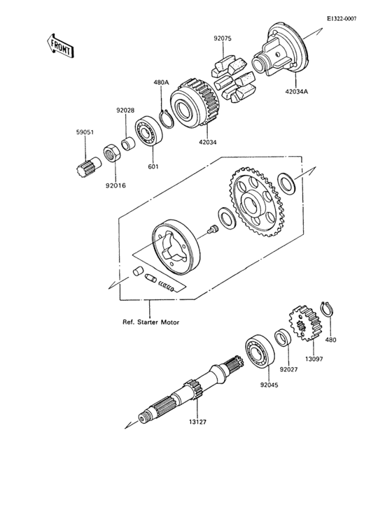 Secondary shaft