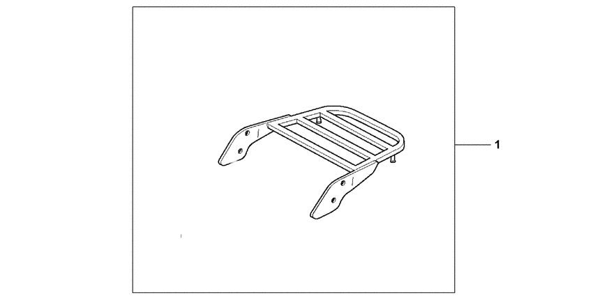 VT125C2 Rear carrier