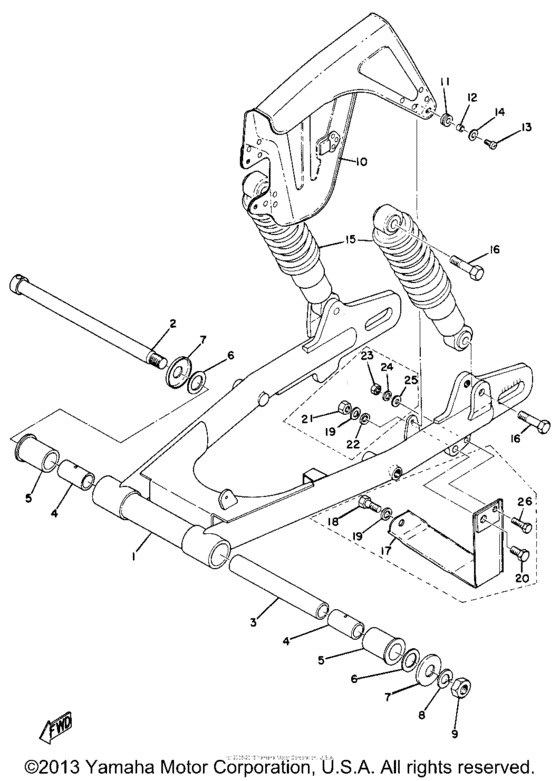 Rear arm & rear cushion