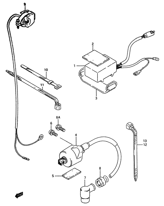 Cdi unit-ignition coil