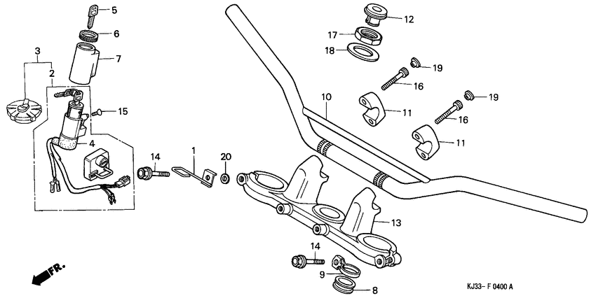 Handle pipe/top bridge