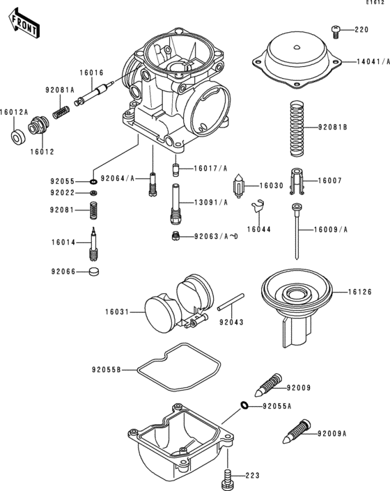 Carburetor parts(1/2)