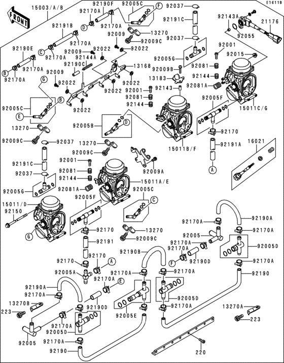 ZX900 Carburetor(1 / 3)(zx900ce026342-)