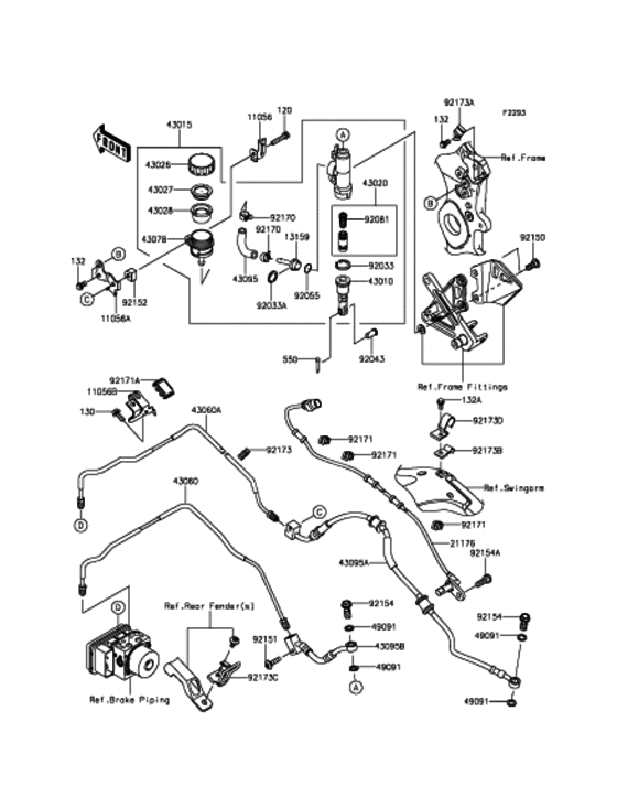 Rear Master Cylinder(1/2)