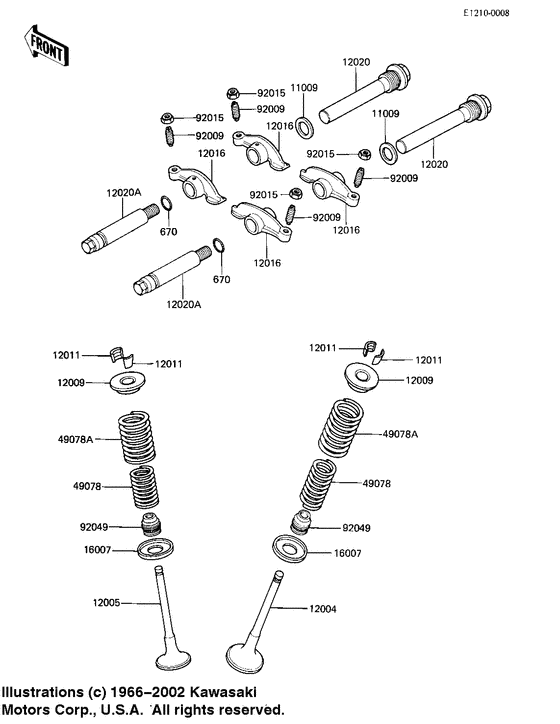 Rocker arms/valves