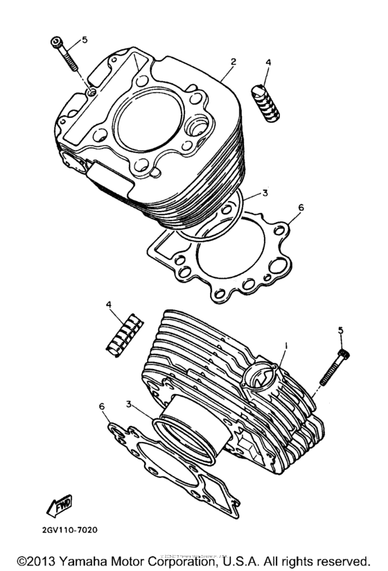 XV535J Цилиндры