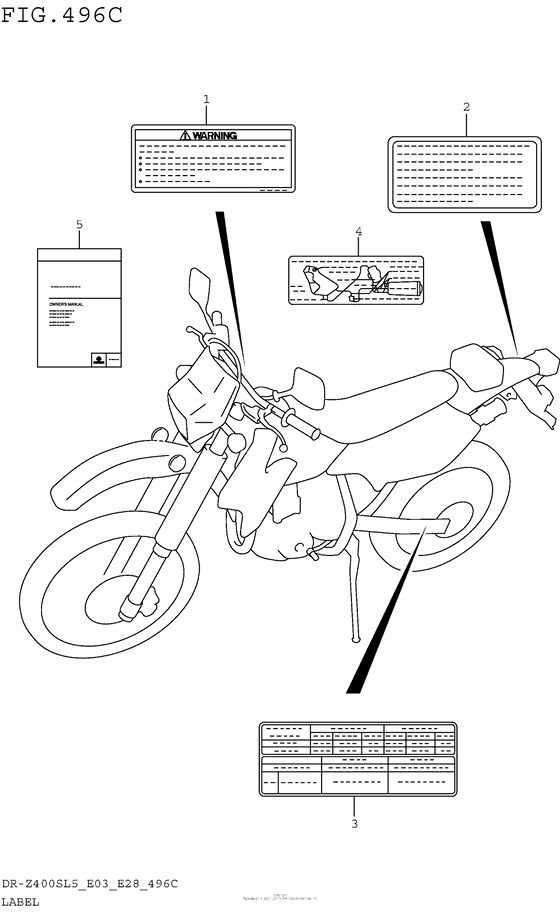 Label (Dr-Z400Sl5 E33)