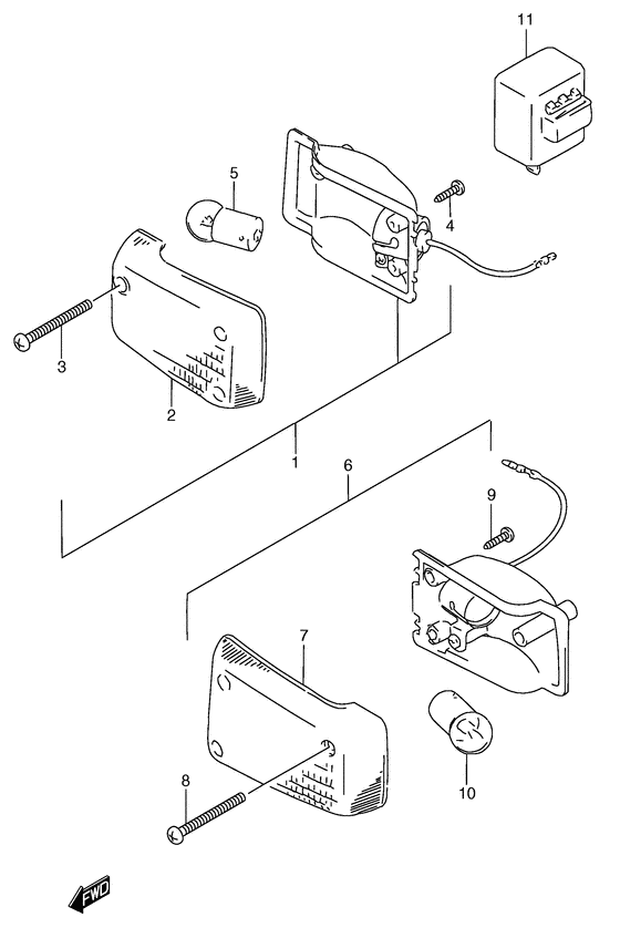 Front turnsignal lamp