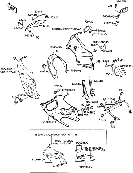 Cowling(1/5)(zx600-c2/c3)