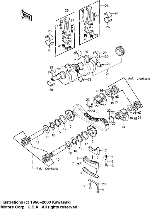 Crankshaft/balancer