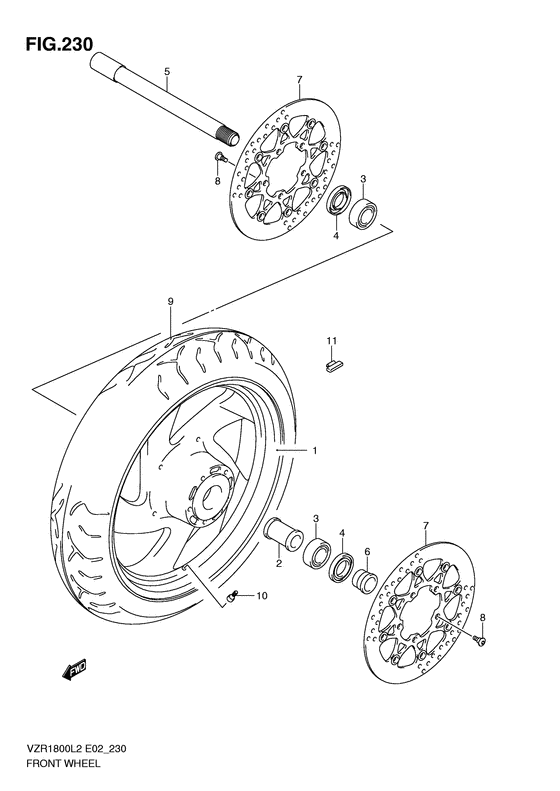 VZR1800 Transom + tube